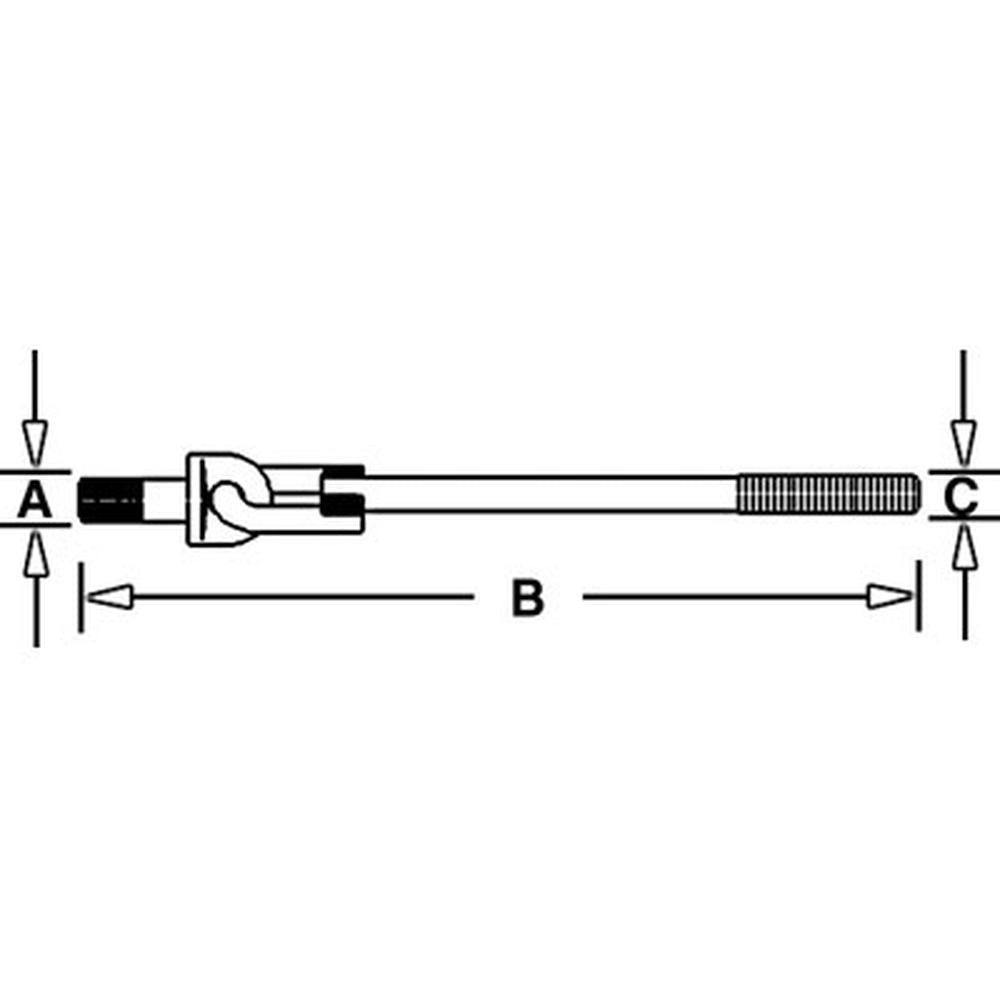 SBA370500911 Rear Stabilizer Link Fits Ford New Holland Compact Tractor 120