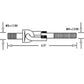 Rear Stabilizer Link Fits Ford/New Holland Models Replaces SBA370500950