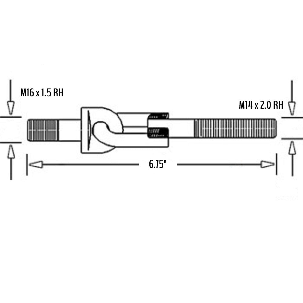 Rear Stabilizer Link Fits Ford/New Holland Models Replaces SBA370500950