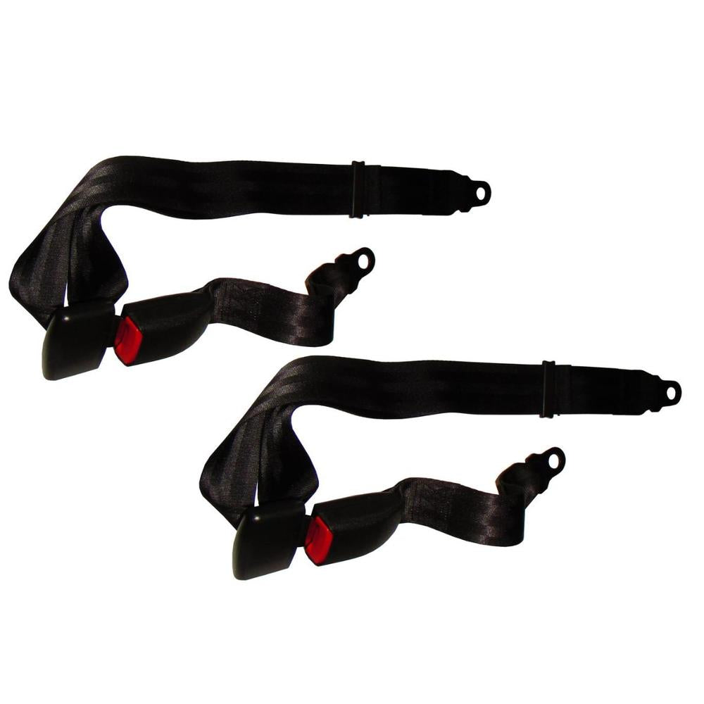 (2) Adjustable Seat Belts fits Tractors, Skid Steer, Combine, Backhoe, Excavator