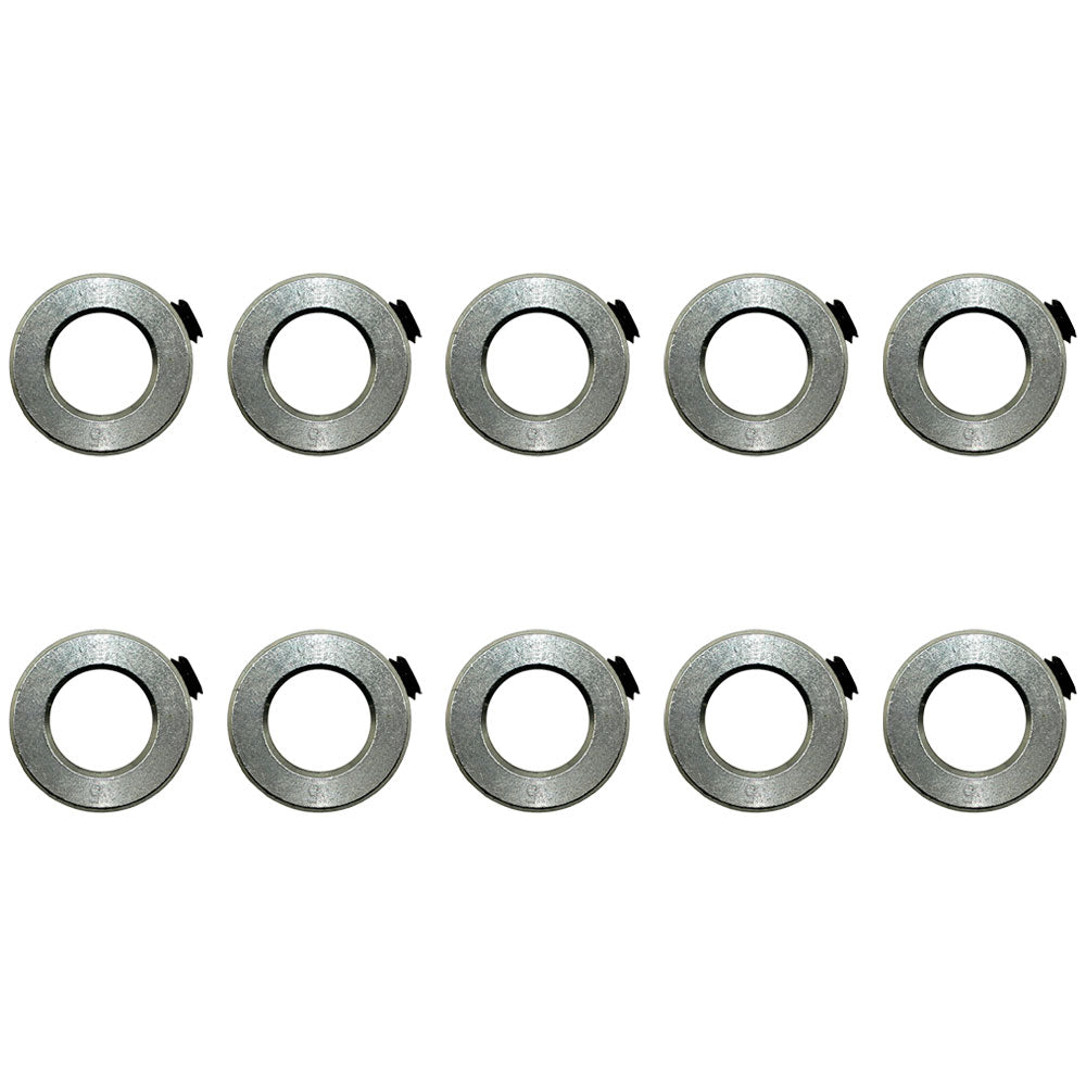 Qty 10: Solid Shaft Set Collars  Fits Universal Products Replaces SC-A-62