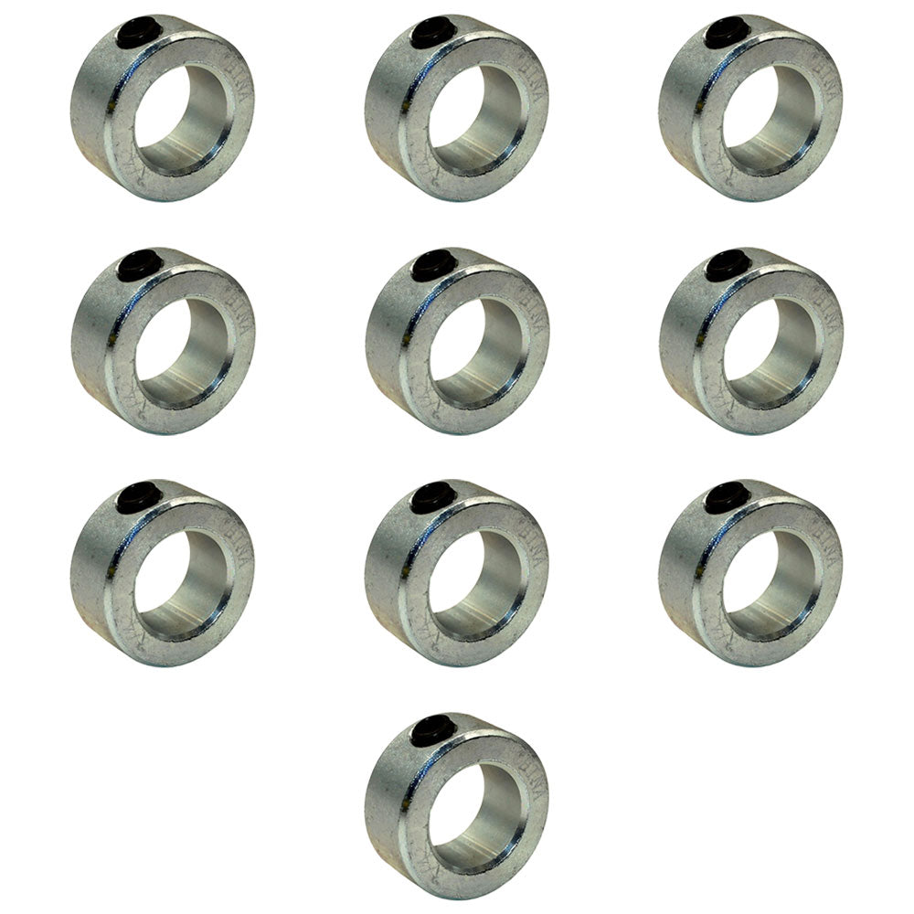 Qty 10: Solid Shaft Collars  Fits Universal Products Replaces SC-A-75