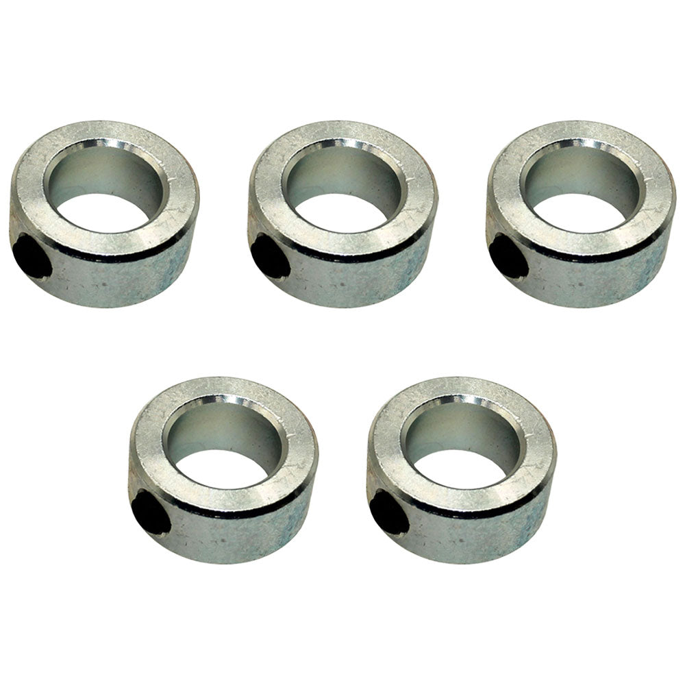 Qty 5: Solid Shaft Collars  Fits Universal Products Replaces SC-A-75