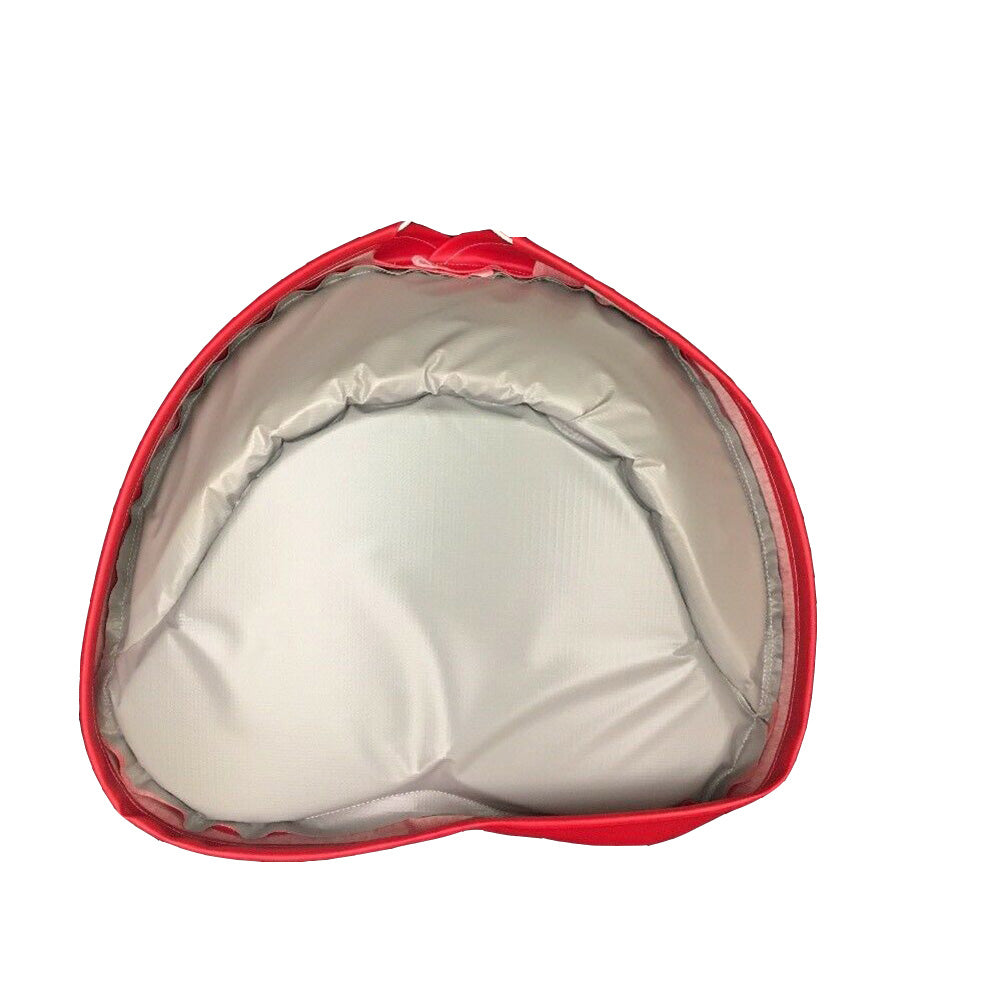 19" Grey & Red Seat Cover w/ Logo Fits Ford/New Holland Replaces R4536