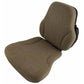 Brown Fabric Side Kick Seat Fits John Deere Replaces RE174400