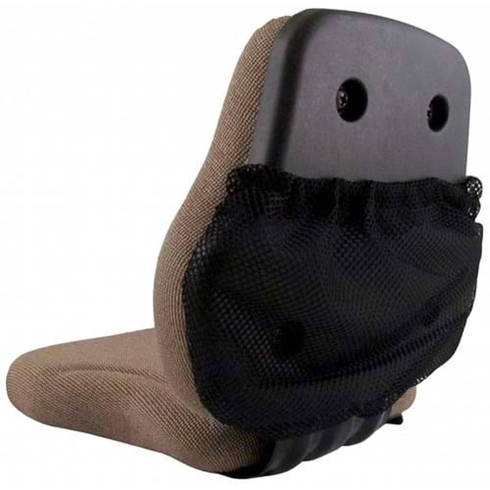 Brown Fabric Side Kick Seat Fits John Deere Replaces RE174400