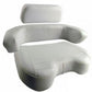White Cushion Set SD243509E Fits Allis Chalmers Tractor 180 185 190XT 190 220FWA