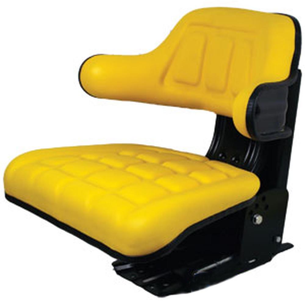 Seat Assembly - Grammer Style Vinyl Yellow Fits John Deere 1020 2030 TY24763
