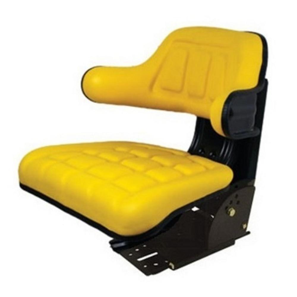 Seat Assembly - Grammer Style Vinyl Yellow Fits John Deere 1020 2030 TY24763