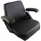 SD830774 Black Vinyl Seat with Arms Fits Allis Chalmers 190XT 190XTIII 220FWA D1