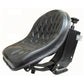 Black Vinyl Suspension Seat 5148974 Fits Allis Chalmers AC Tractor 1250A 1255 12