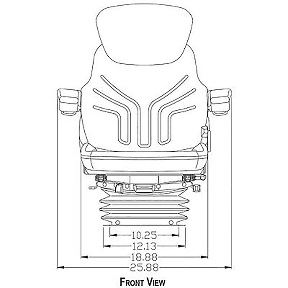 KM 1055 Uni Pro Seat & Air Suspension