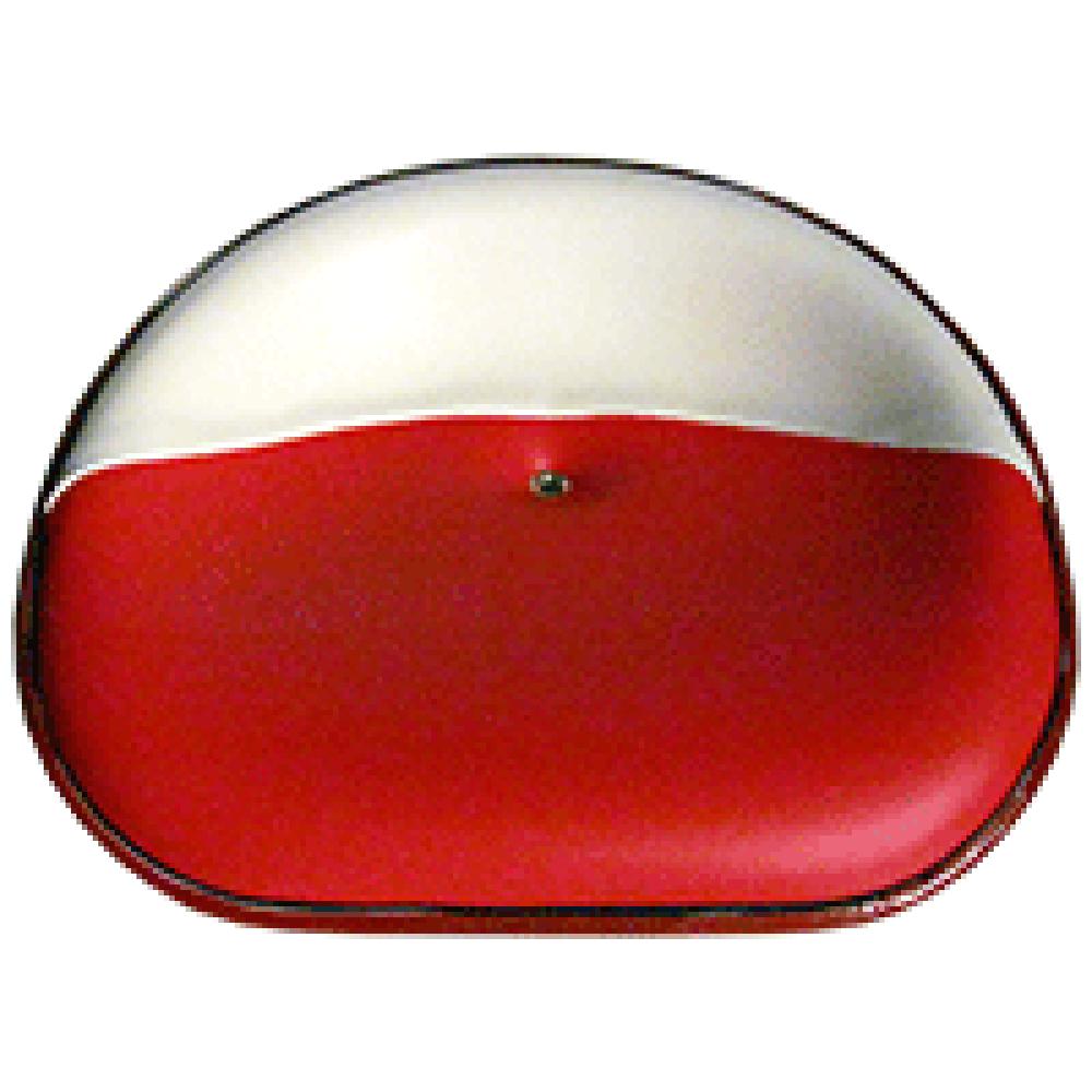 Pan Seat Cushioned Steel Vinyl Silver Fits International Harvester 340 300 350