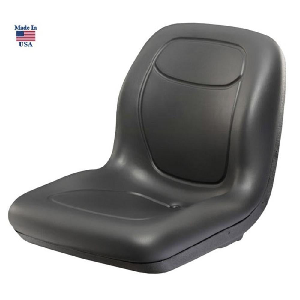 Lawn Garden Mower Seat Black AT327445 Fits Allis Chalmers Lawn Mower: 130 24hp