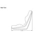 Uni Pro Black Vinyl Seat Fits Caterpillar Replaces B94116