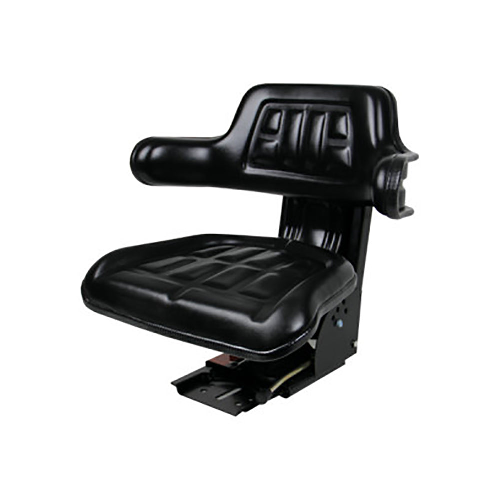Tractor Seat with Backrest Black