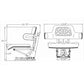 New Yellow Seat w/ Adj Angle Base Tracks/Suspen Fits John Deere Tractor