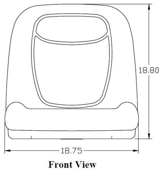 (2) Camo XB180 High Back Seats Fits John Deere Gators