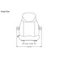 Black Cordura Fabric Seat Assembly Fits John Deere Replaces SEQ90-0168