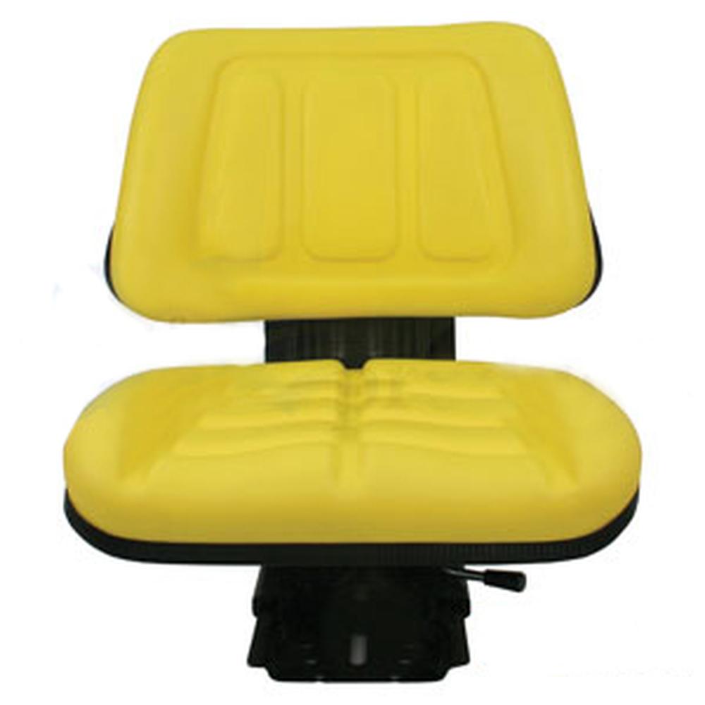 T333YL (1) New Yellow Tractor Suspension Seat Fits John Deere Makes & Models