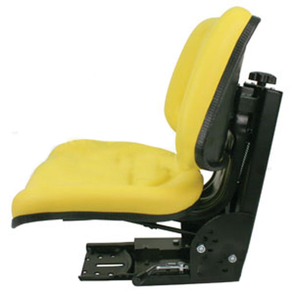 T333YL (1) New Yellow Tractor Suspension Seat Fits John Deere Makes & Models