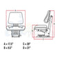 Yellow Universal Trapezoid Seat Fits White Replaces T333YL