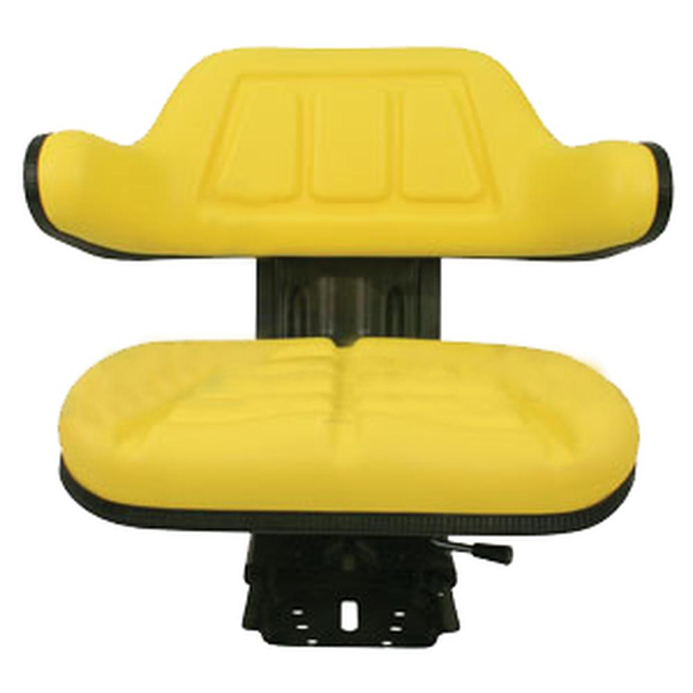 W333Yl Full-Suspension Yellow Seat Fits John Deere Tractor Models