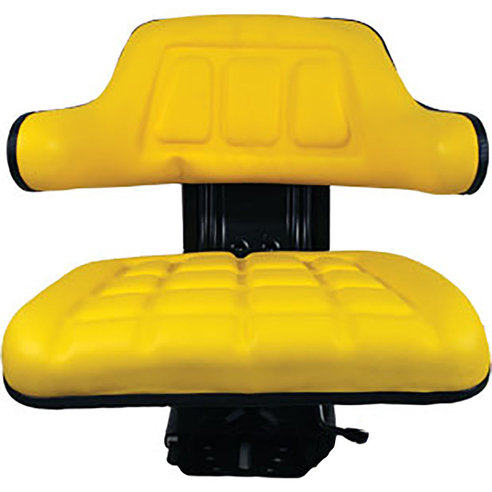 W333Yl Full-Suspension Yellow Seat Fits John Deere Tractor Models