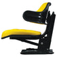 W333Yl Full-Suspension Yellow Seat Fits John Deere Tractor Models
