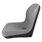LGT100GR Gray Tractor Seat Fits John Deere Several