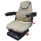 FAA1220 Brown Air Ride Tractor Seat Assembly with Headrest Armrests Lumbar