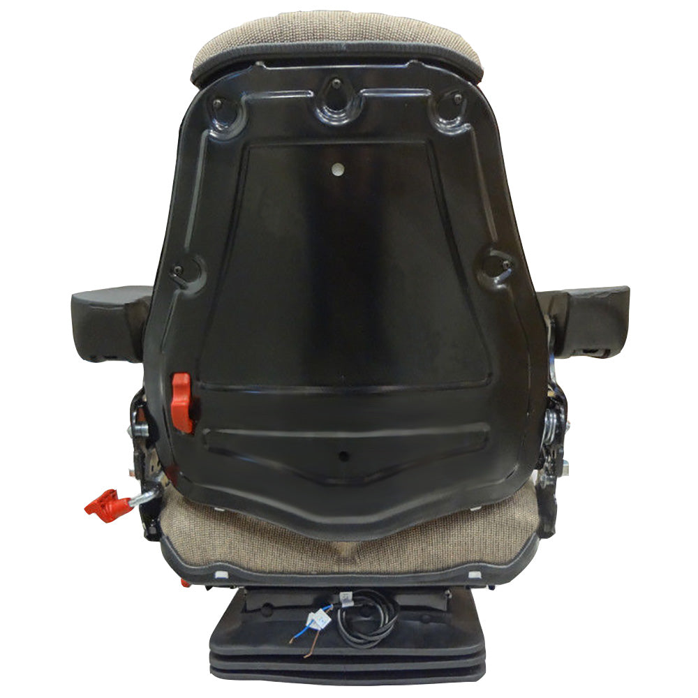 FAA1220 Brown Air Ride Tractor Seat Assembly with Headrest Armrests Lumbar