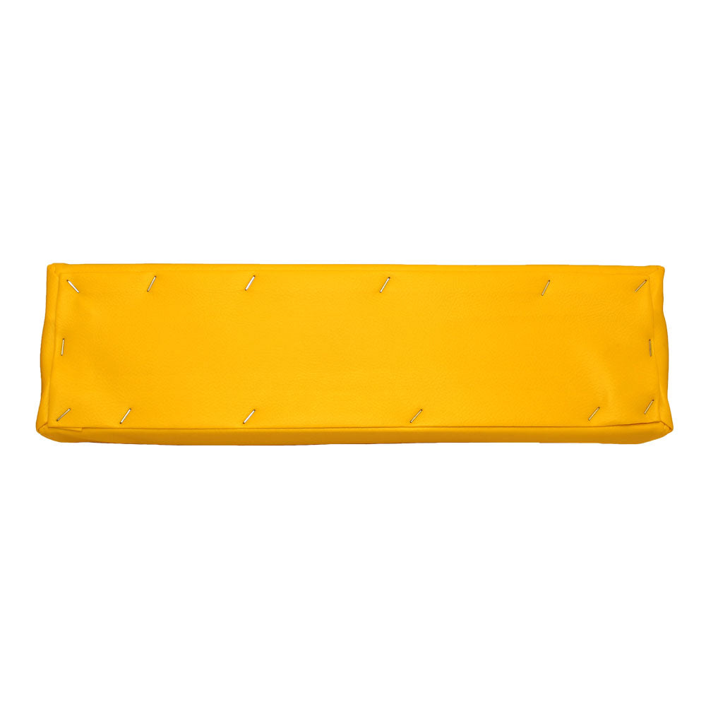 Seat Cushion Wood Backed Vinyl Yellow Fits John Deere 330 40 420 430 320 440 101