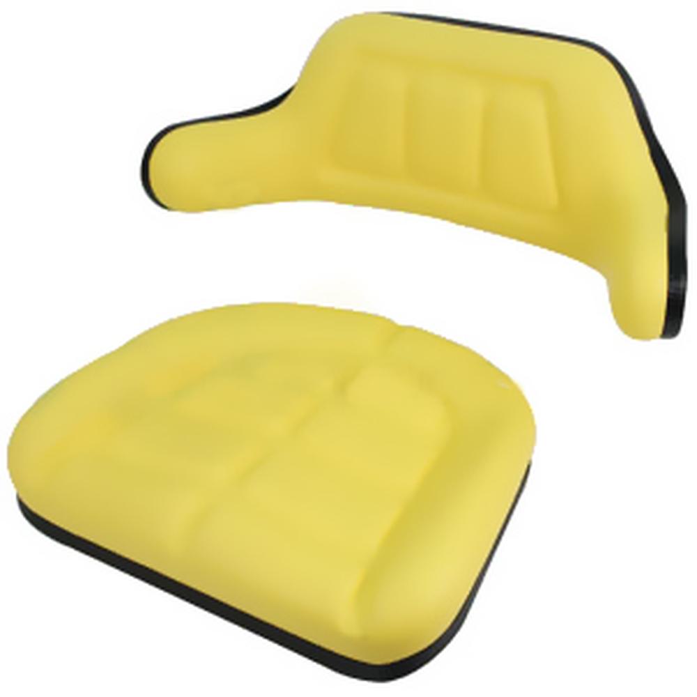 W103YL New Bottom & Back Cushion Set Fits John Deere For W333 Seat Replacement