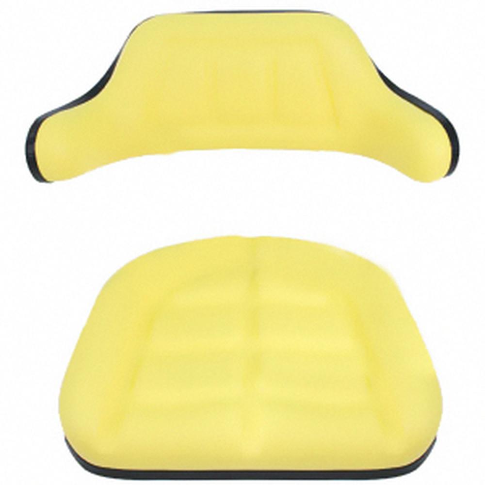 W103YL New Bottom & Back Cushion Set Fits John Deere For W333 Seat Replacement