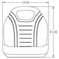 Seat Fits Ford New Holland TC55 TC45A TC35 TC33DA TC24D TC21DA