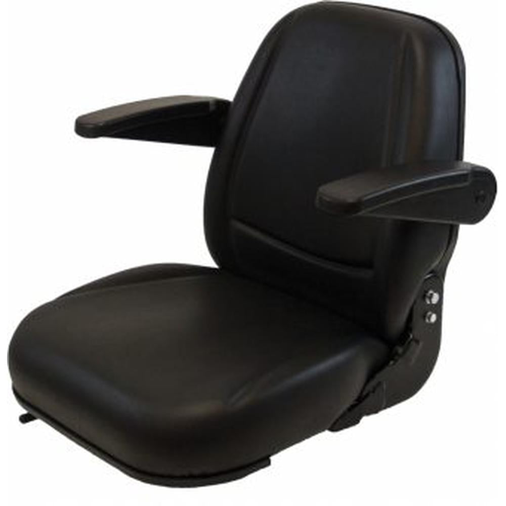 Seat(Black) Fits Kubota Replaces SEQ90-0380