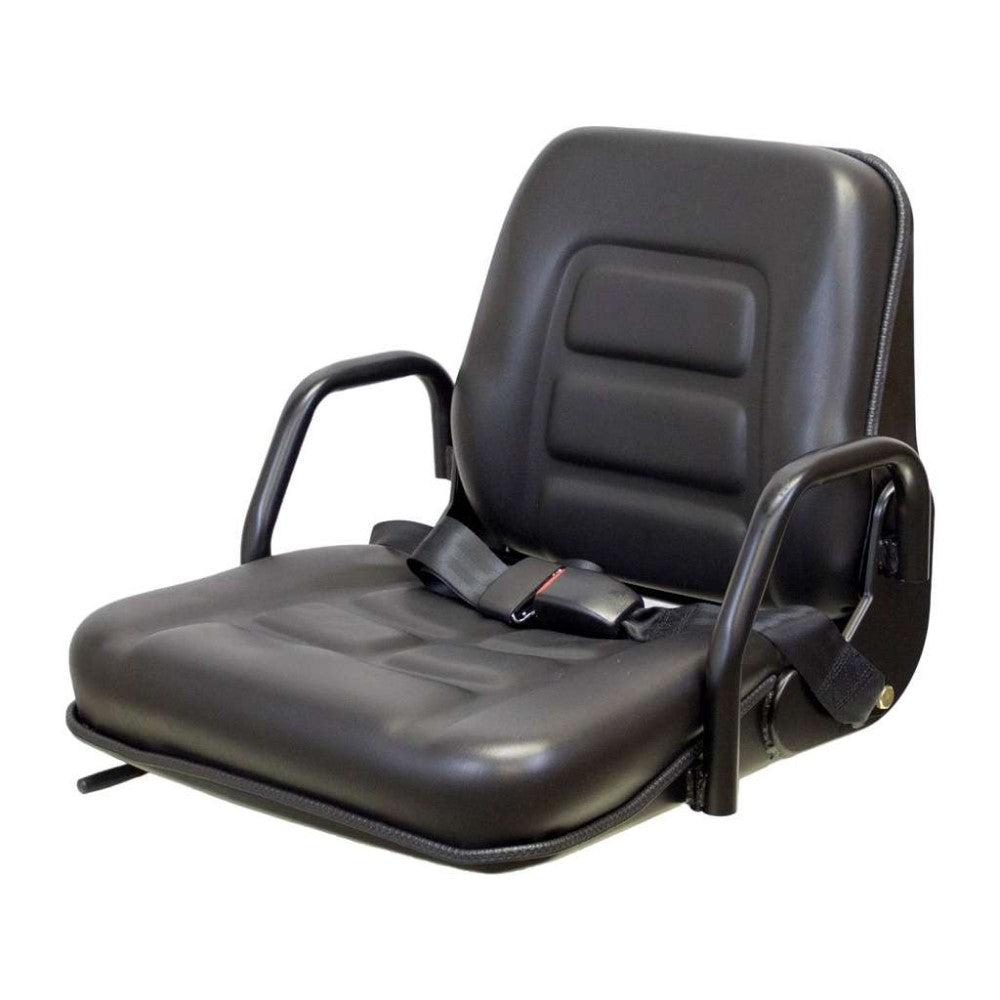 355202BK Black Universal Fold Down Seat 3550 Series For Zero-Turns & Industrial Equipment