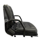 Black Vinyl Seat with Fold-Down Back Cushion 355202BK Fits ZTRs Forklifts & More