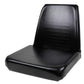 Replacement Steel Pan Seat Steel Pan with Black Vinyl