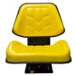 Universal Yellow Tractor Seat with Adjustable Suspension