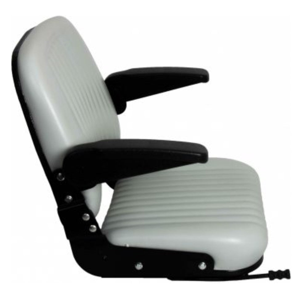 220000GR High Back Seat w/ Armrest & Slides Fits Dixie Chopper Zero Turn Mowers