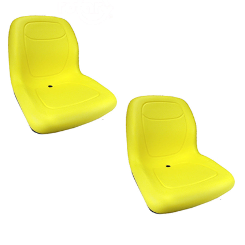2 PK Yellow HIGH BACK Seats Fits JD Fits Gator Gas Diesel 4x2 4x4 HPX TH 6x4