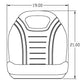 Yellow Seat Fits John Deere X465 X475 X485 X495 575 585 595 X700 720 724 729 749