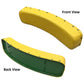 Steel Base Yellow Back Rest Seat Cushion Fits John Deere Replaces AF3271R-STEEL