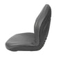 HIGH BACK GRAY SEAT FOR HUSTLER JACOBSEN Fits Toro DIXIE CHOPPER ZERO TURN, ZTR