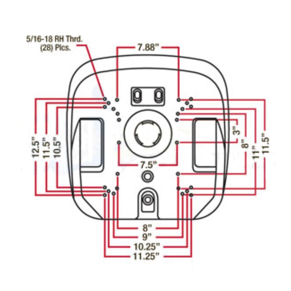 A-B1LGT125GR-AI Seat, Lawn & Garden, UTV, Tractor, Skidsteer, Gray Vinyl