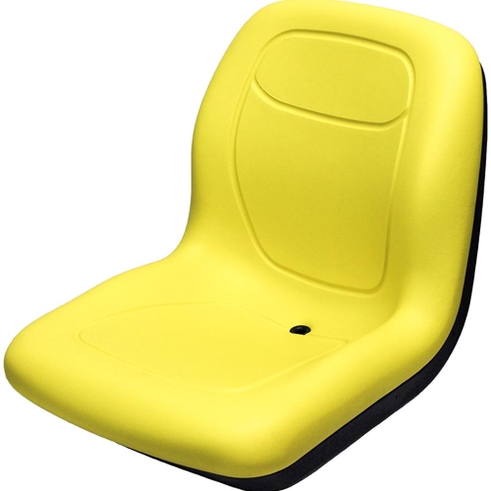High Back Yellow Seat Fits 650 750 850 950 & 1050 Fits John Deere Compact Tracto