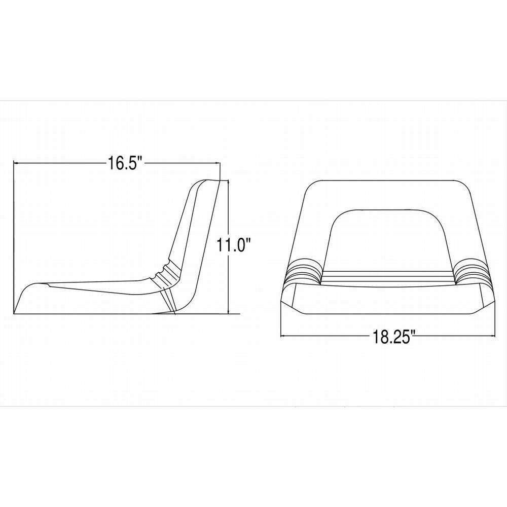 Low Back Fits John Deere Lawn Mower Garden Tractor Seat Yellow