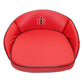 SEQ90-0554 Red Deluxe Seat Cushion with Logo Fits Case/International Harvester